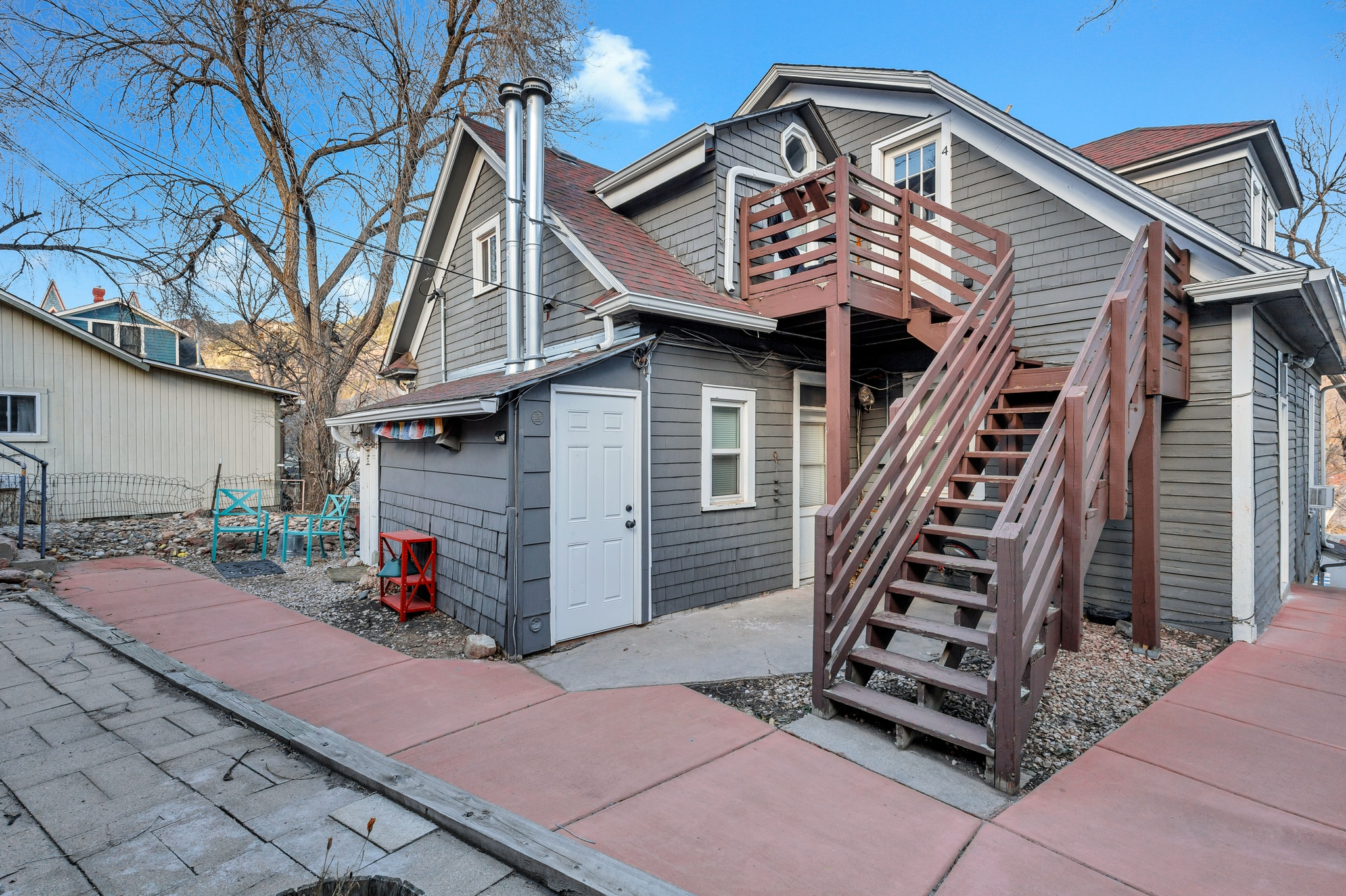 Rear patio - 1125 Manitou Ave