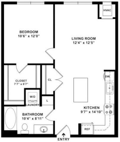 Floorplan - Cadence Apartments