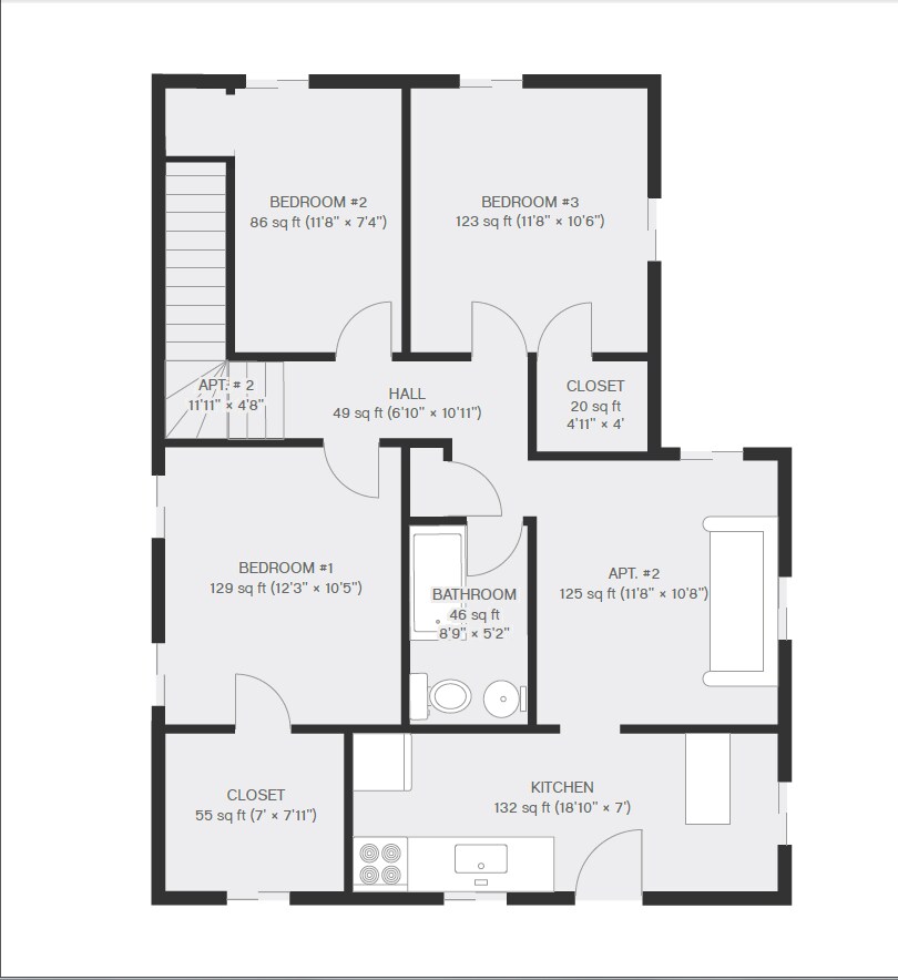 Floorplan - 187 N Fairview St