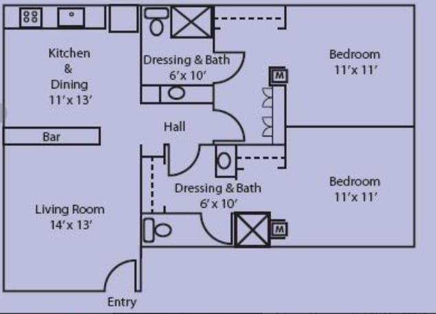 2BR/2BA - Shasta Point Retirement Community