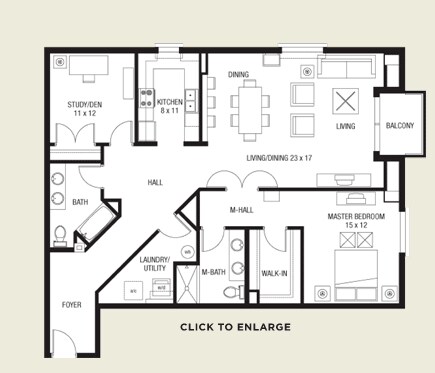 1BR/2BA - Station Square