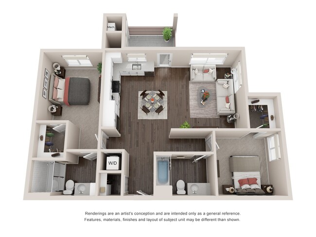 Floorplan - Aurora Apartments