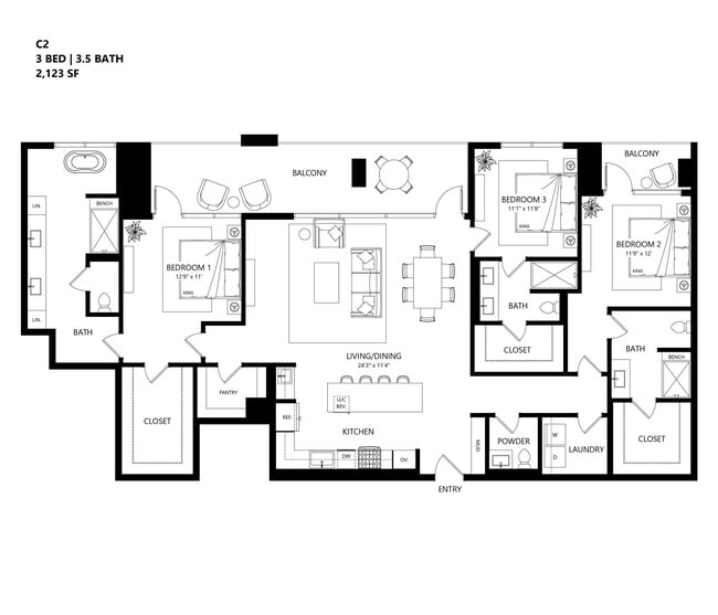 Floorplan - Bosque Residences