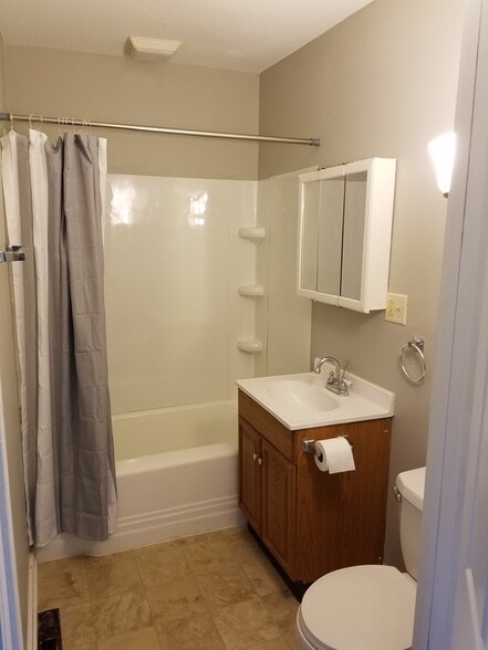 Two full baths, one upstairs and one down. - 2320 Main Street