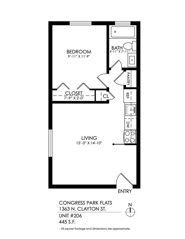 Floorplan - Congress Park Flats