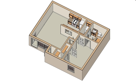 1BR/1BA - Pinnacle Ridge Apartments