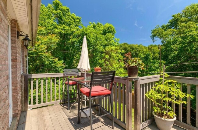Balcony overlooking the Shawsheen River - 100 Washington Park Dr