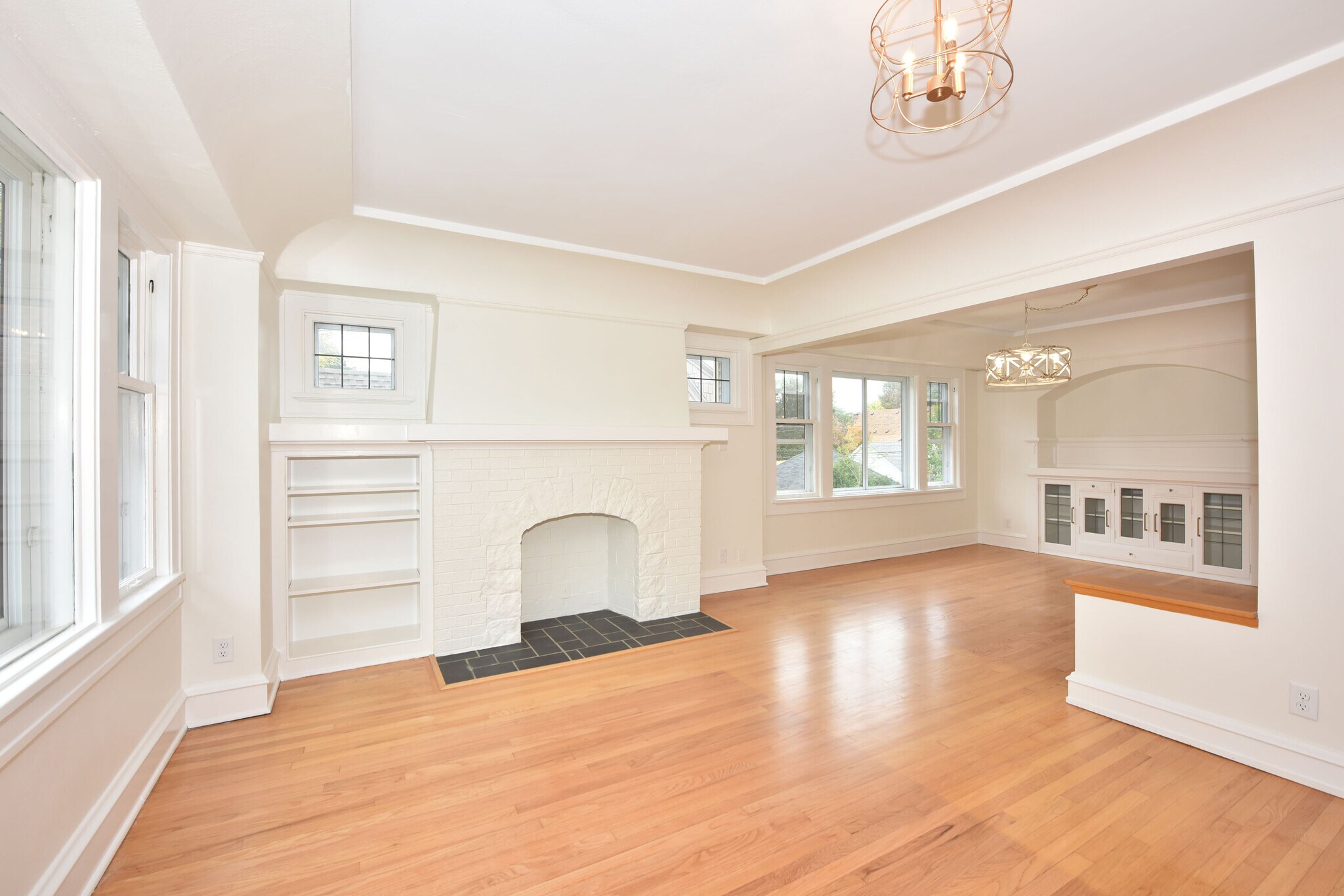 2nd Floor - Living Room Looking into Dining Room - 5706 N Bay Ridge Ave