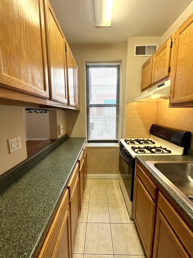 Kitchen with plenty \of cabinet space; granite countertops - 210 Martine Ave