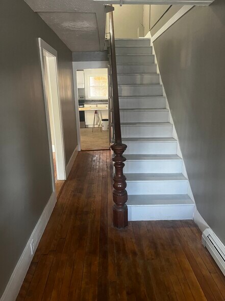Hall and stairs - 25 Bunker Hill St