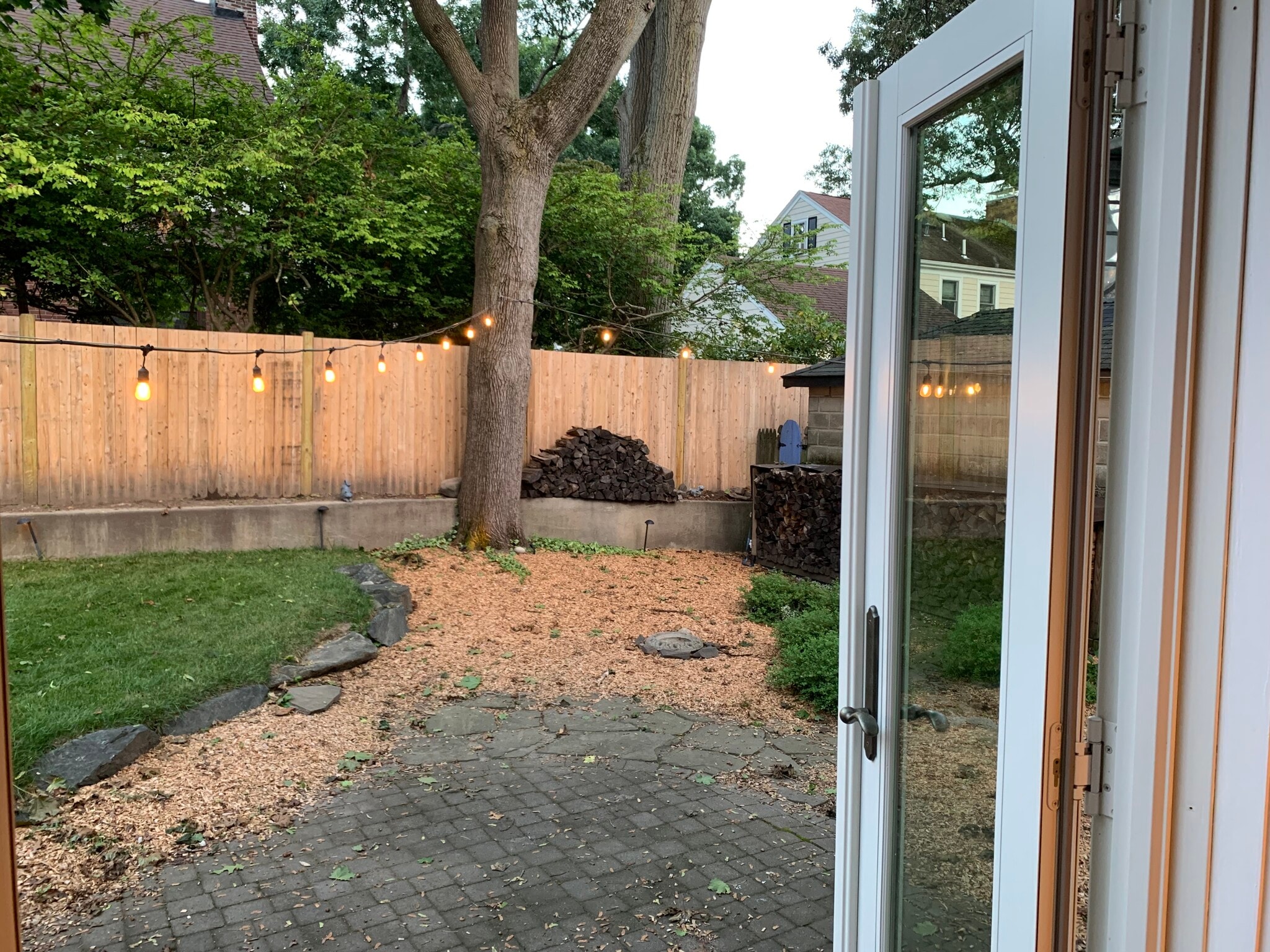 Back yard (off dining room) - 34 Blodgett Ave