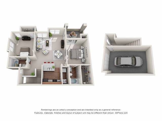 Floorplan - Ravello Townhomes