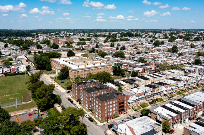 Aerial Photo - Oak Lane Court Apartments