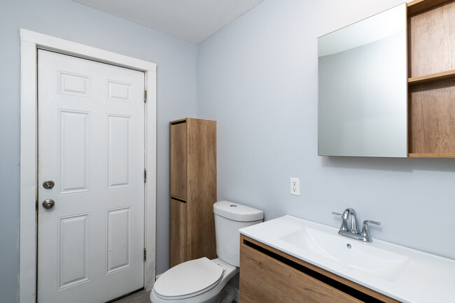 Bathroom with Exit to Rear Patio - 4173 Juniata St