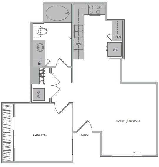 Floorplan - 1000 Grand by Windsor