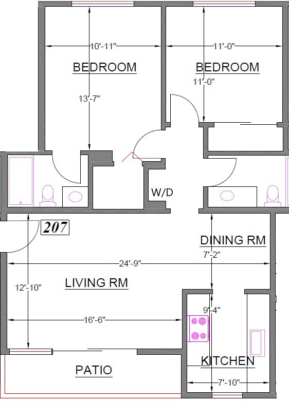Floorplan - Cadillac Court