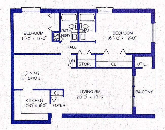 Floorplan - La Maison Apartments