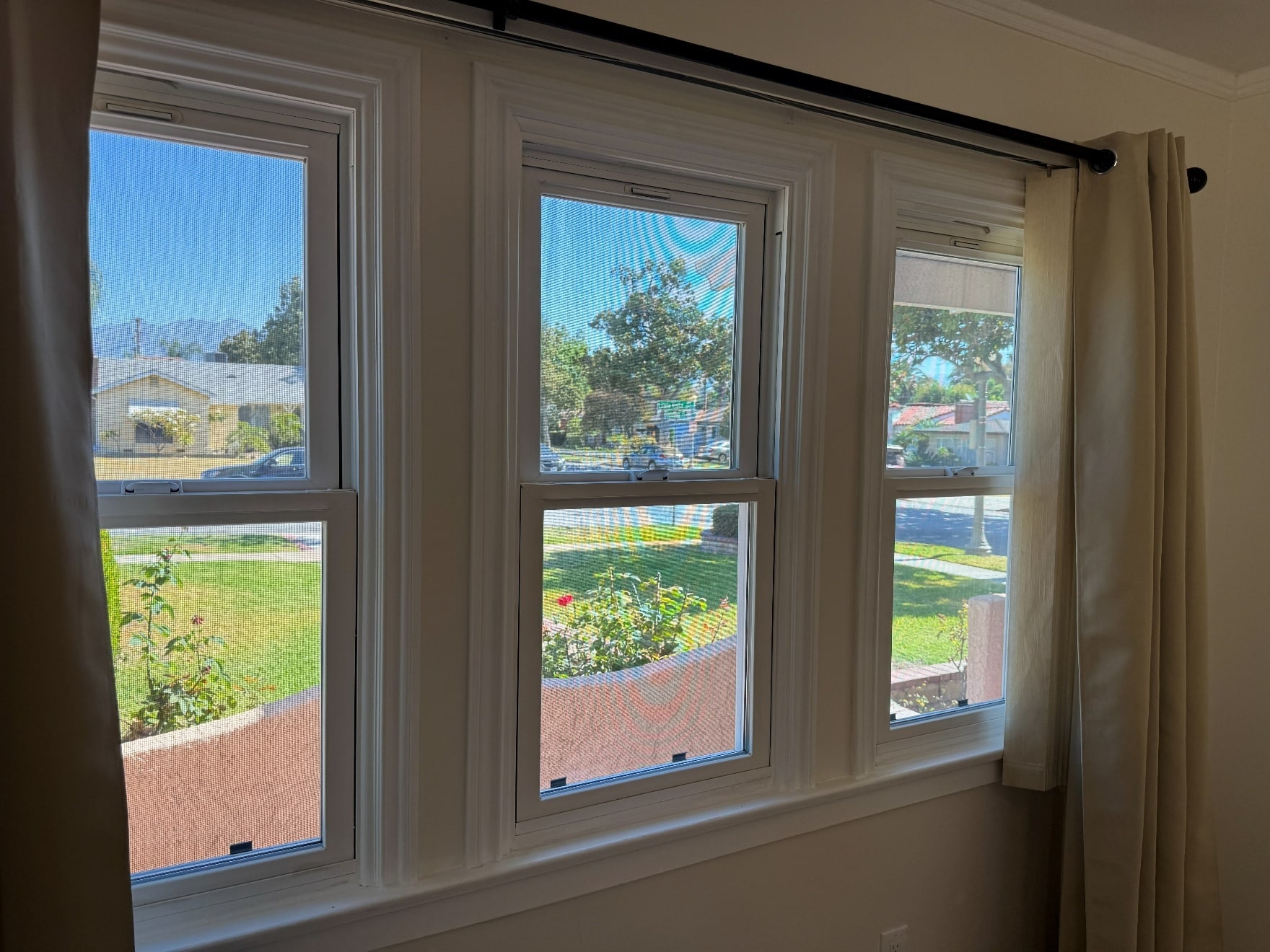 Main bedroom window view - 328 E Linda Vista Ave