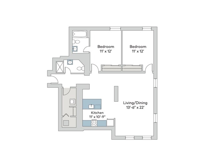 Floorplan - The Colonnades
