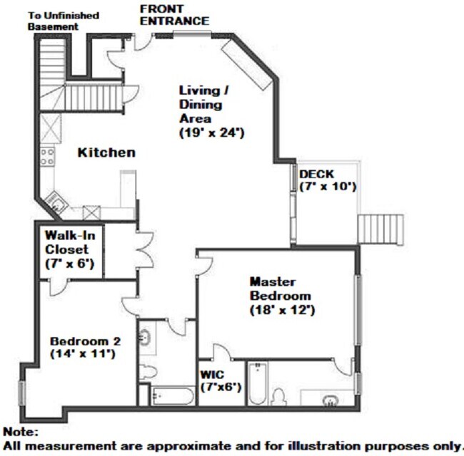 Unit Floor Plan - 117 Regency Ln
