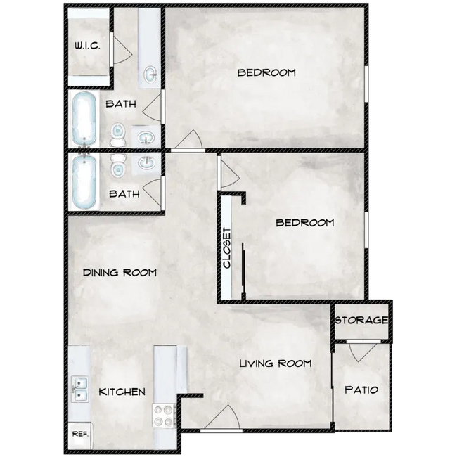 WRA_2Bed2Bath_978sqft.png - Wood River Apartments