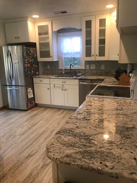 Updated Kitchen includes stove, dishwasher, garbage disposal, and fridge - 117 Monte Vista Ave
