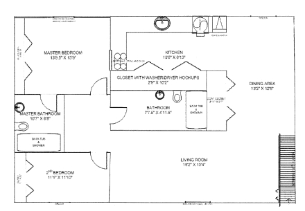 2BR/1.5BA - North Hills Apartments