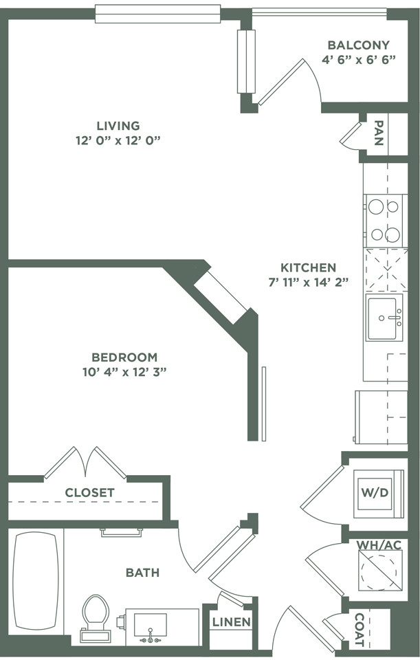 Floorplan - The Baldwin at St. Paul Square