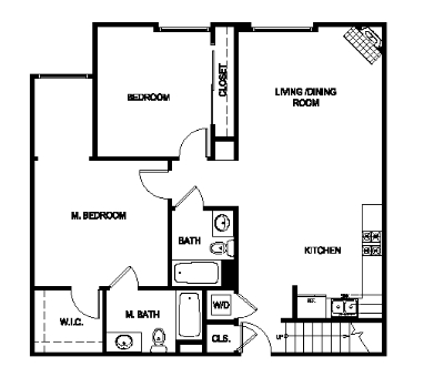 2BR/2BA - The Social Apartments
