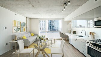 Light-filled homes with stunning downtown views, gas cooking and built-in workspaces - Modera Rincon Hill