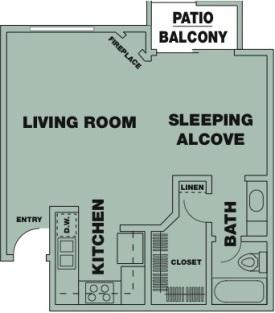 Floorplan - Brighton Vista Apartments