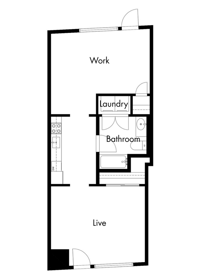 Yoke Live Work 743 SF.png - Cartwright Apartments