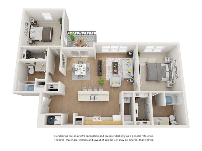 Floorplan - Maple Knoll Apartments