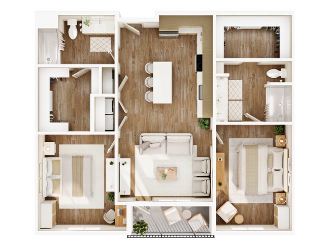 Current_Apartments_Two Bed_Floorplan_SLC - Current Apartments