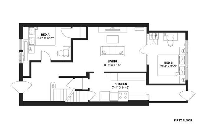 Building Photo - Private bedroom in 5 bed/2 bath Home