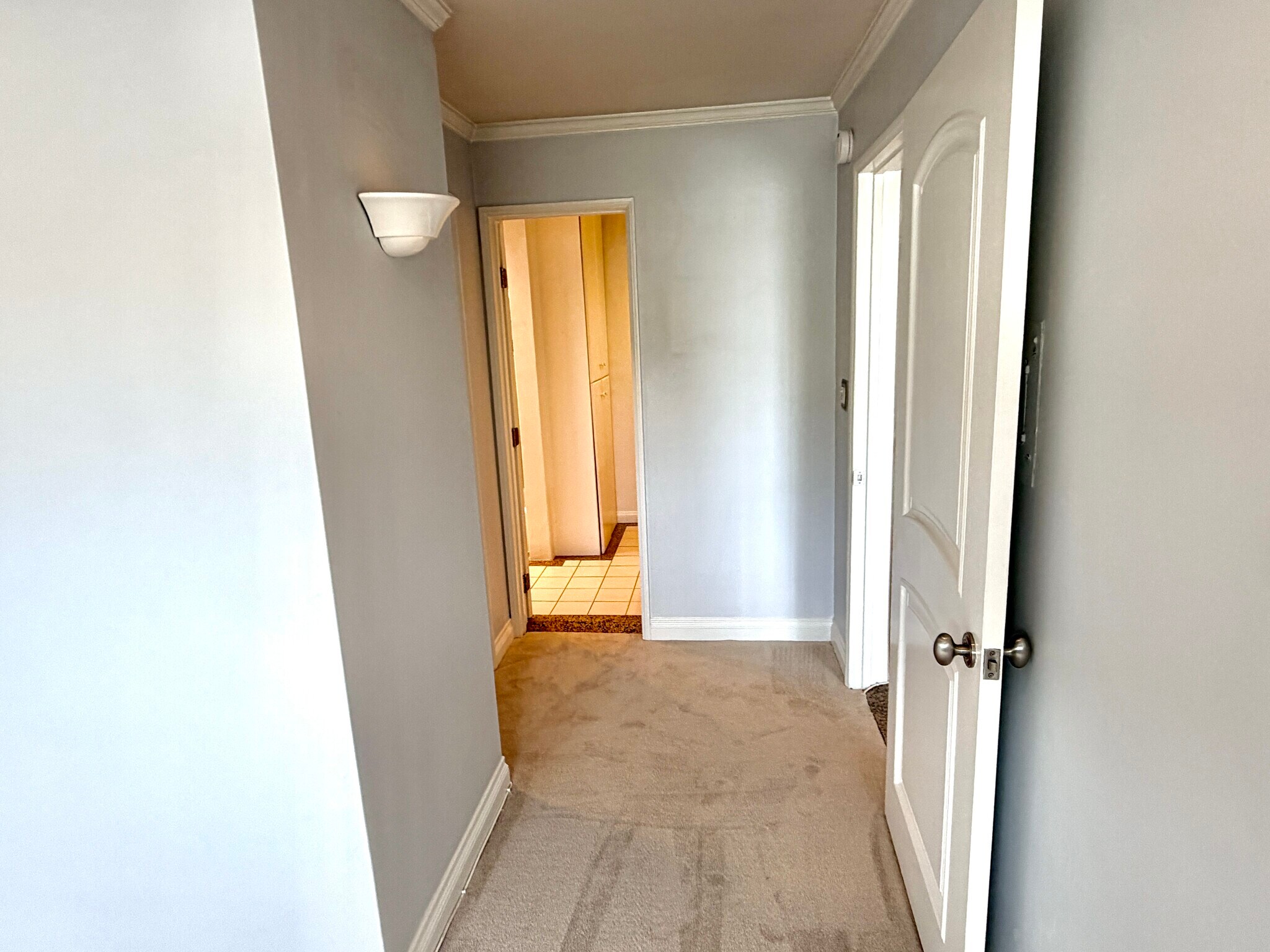 Bedrooom approaching bathroom - 1649 Appian Way