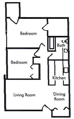 Floorplan - Lakeview Apartments