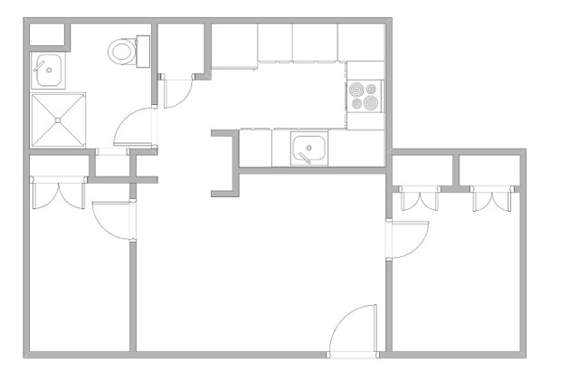 2BR/1BA - Campbell Creek Village
