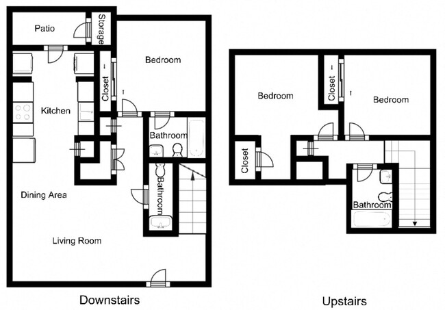 Floorplan - Whispering Sands Townhomes