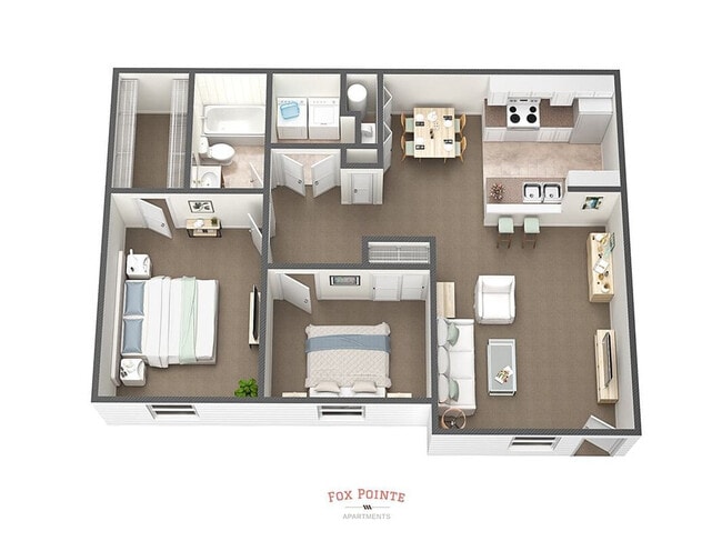 Floorplan - Fox Pointe Apartments