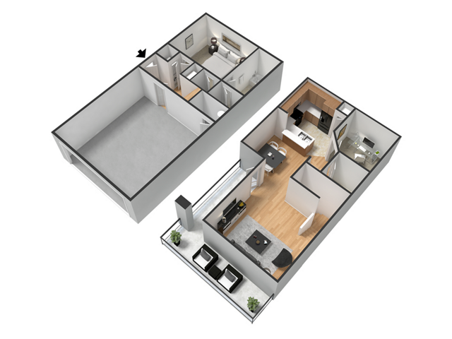 Tribeca 2 Floorplan - Tinsley Place