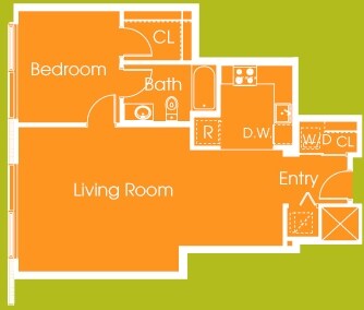 1 Bedroom 1 Bath - Aspira
