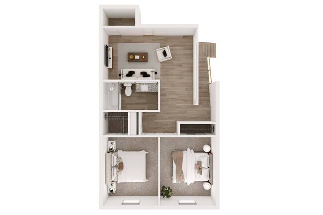 Floorplan - Townes on Tenth Townhomes