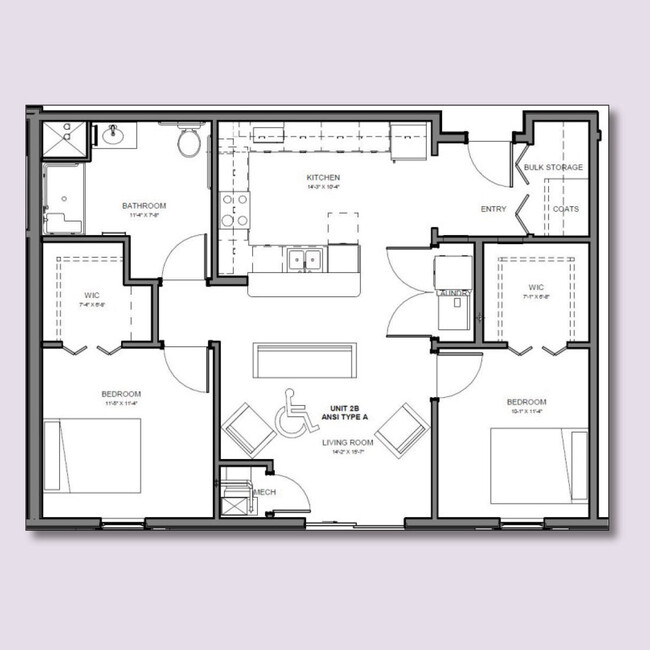 Floorplan - Anthony Place Senior Apartments