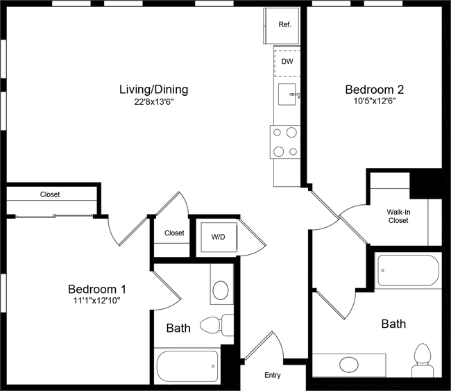 Floorplan - 855 Brannan