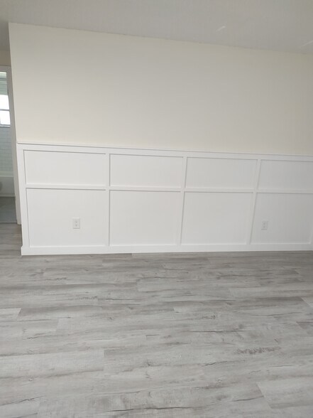 New accent wall in living room - 5931 13th St