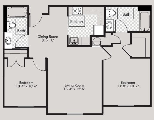 The Hamilton - The Gables at Druid Hills Senior Apartments