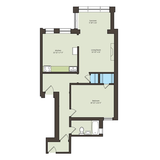 Floorplan - 5336-5338 S. Hyde Park Boulevard