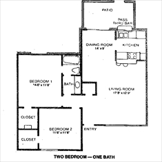 2BR/1.5BA - Ivy Chase Apartments