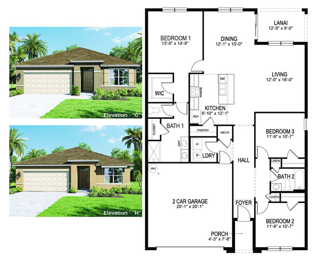 Aria Floor Plan - Fox Glen - Homes for Rent